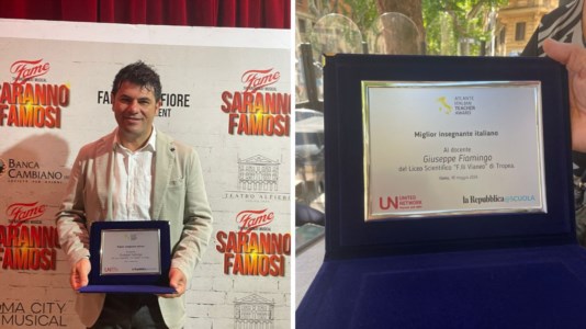 Il riconoscimentoIl Premio Miglior insegnante d’Italia al docente del “Fratelli Vianeo” di Tropea, Giuseppe Fiamingo