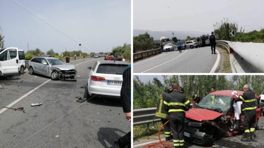 Tragedia in stradaIncidente sulla 106, 3 mezzi coinvolti nell’impatto avvenuto tra Rossano e Mirto: un morto e 2 feriti gravi