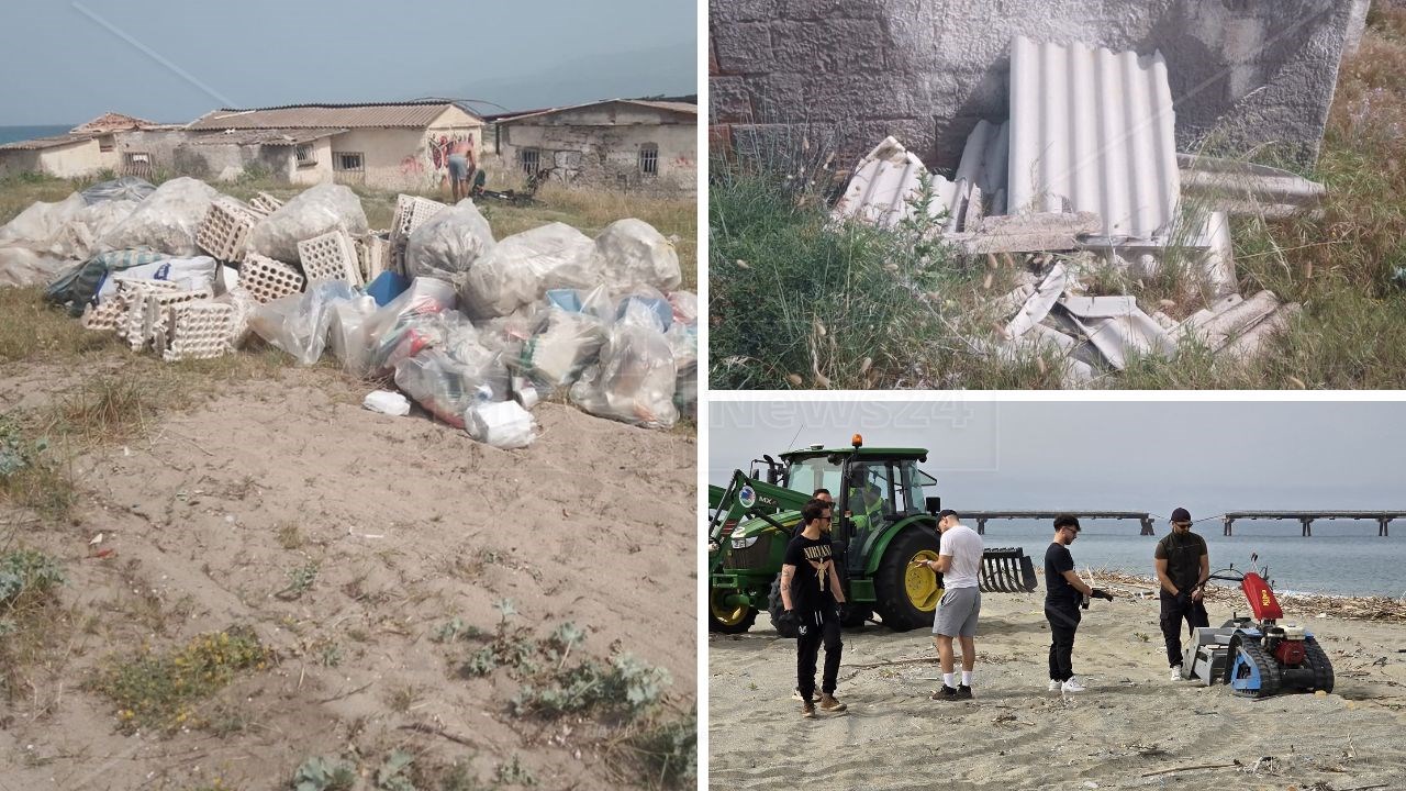 I rifiuti raccolti durante le giornate ecologiche nel Lametino