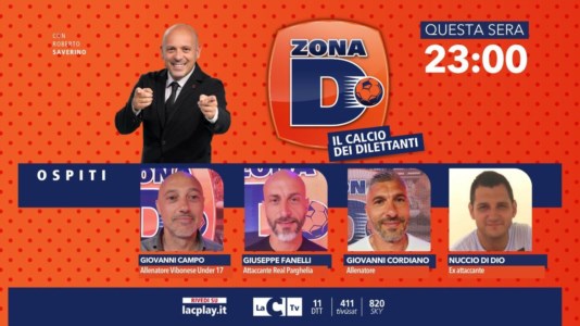 Zona DNuova puntata del format dedicato al calcio dilettantistico: questa sera alle 23 un poker di ospiti su LaC Tv