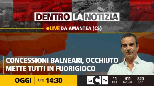 LaC TvConcessioni balneari e turismo in Calabria, a Dentro la notizia faccia a faccia con il presidente Occhiuto