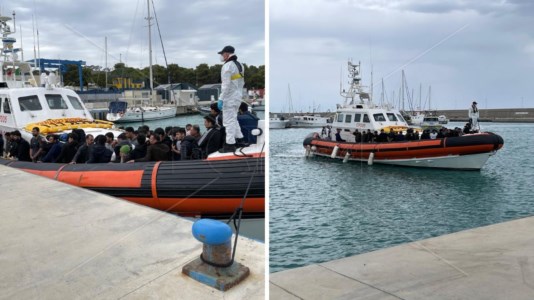 Calabria terra di sbarchiSoccorsi e trasferiti nell’area portuale di Roccella 85 migranti: erano a bordo di un barchino in avaria