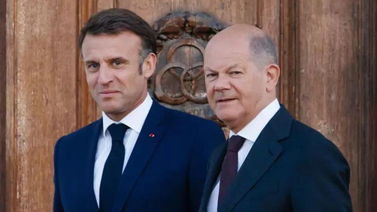 Macron e Scholz (Foto Ansa)