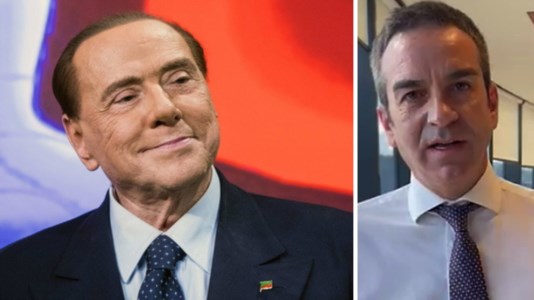 da sinistra Berlusconi e Occhiuto