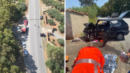 IncidenteLamezia, auto si scontra con un furgone e poi sbatte violentemente contro un muro: grave la conducente
