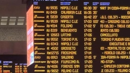 Collegamenti koNuovo pomeriggio da incubo per i treni ad Alta Velocità diretti in Calabria: ritardi fino a 100 minuti per un guasto