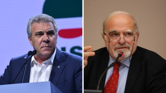 Da sinistra, Gigi Sbarra e Savino Pezzotta