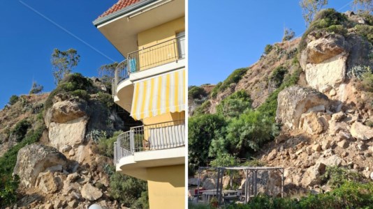 L’ordinanzaFalerna, crolla un costone di roccia in località Torre Lupo: sgomberate alcune famiglie