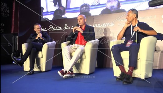 Da sinistra: Domenico Maduli, Alessandro Russo e Stefano Fassina