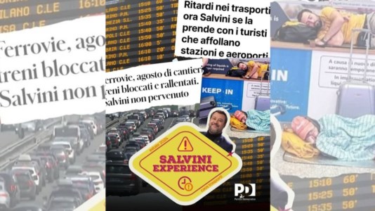 La campagnaIncubo ritardi per treni, aerei e taxi: il Pd lancia l’hashtag #SalviniExperience contro il ministro: «Gestione disastrosa»