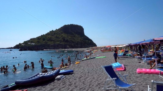 La spiaggia del Capo Arena di Praia a Mare