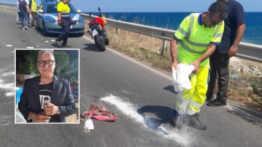 Nel riquadro, la vittima dell’incidente Massimo Sepe