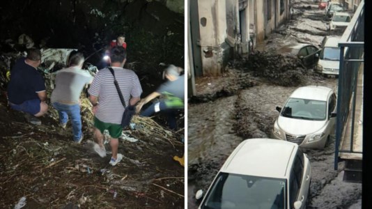 Ore di apprensioneFrana nel Casertano, Apecar travolto da un fiume di fango e detriti: dispersi madre e figlio