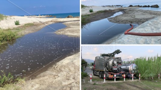 Il torrente Sant’Anna e l’autospurgo in azione