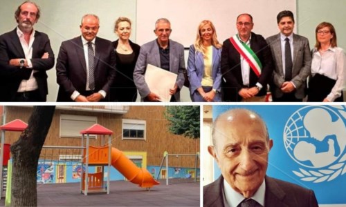 L’omaggioA Cittanova un parco giochi intitolato a Francesco Samengo, indimenticato presidente Unicef. Il figlio: «Amava la sua terra»