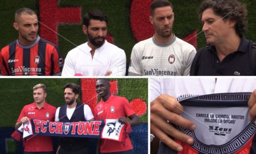 La presentazione delle maglie e dei nuovi giocatori