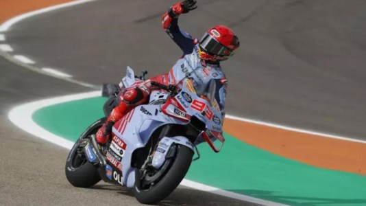 Marc Marquez trionfa a Misano (Foto Ansa)