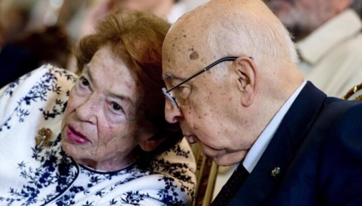 Clio e Giorgio Napolitano