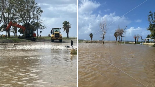 Maltempo CalabriaLa Venezia (si fa per dire) calabrese, ancora “acqua alta” a Nocera Terinese