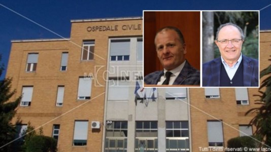 Ospedale di Cosenza, nel riquadro Bevacqua e Iacucci