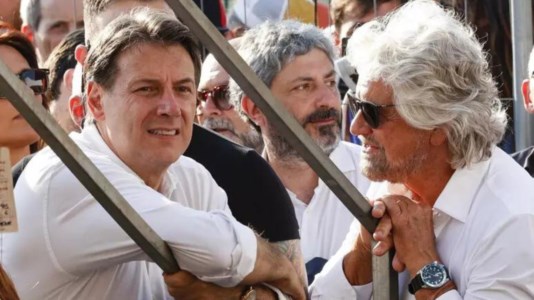 Giuseppe Conte e Beppe Grillo