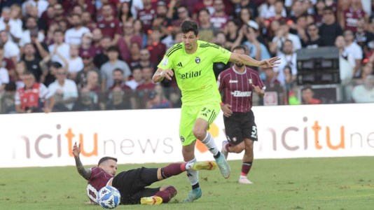 Moreo in azione in Salernitana-Pisa