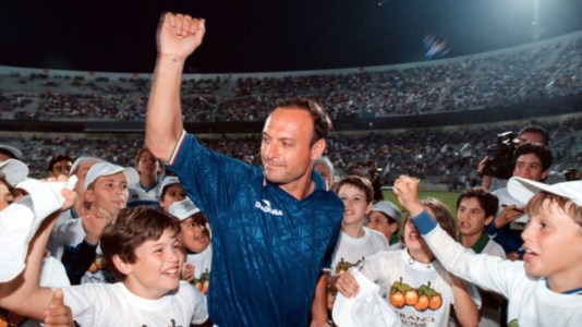 Il capocannoniere di Italia ’90 Totò Schillaci