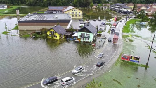 Strade e paesi allagati in Emilia Romagna