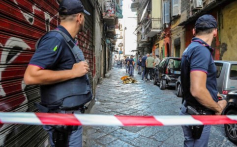 L’omicidio a Napoli, foto Ansa