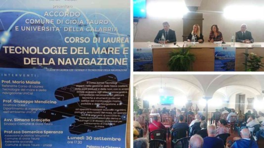 La conferenzaGioia Tauro, accordo tra Comune e Unical: nasce il corso di laurea in Tecnologia del mare e della navigazione