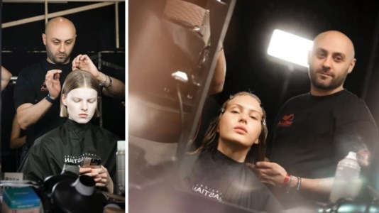 BackstageMilano Fashion Week 2024, le acconciature del hair-stylist calabrese Erminio Mastroianni sulle passerelle dell’alta moda