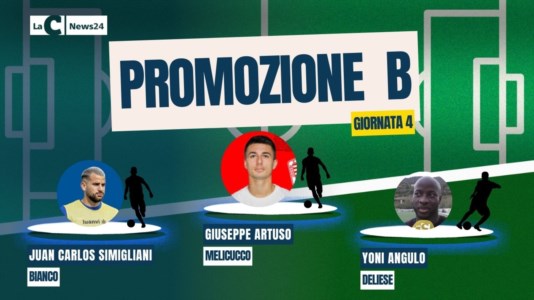 Promozione BArtuso si prende il Melicucco, Simigliani segna una doppietta e regala la vetta al Bianco. Bene Angulo della Deliese