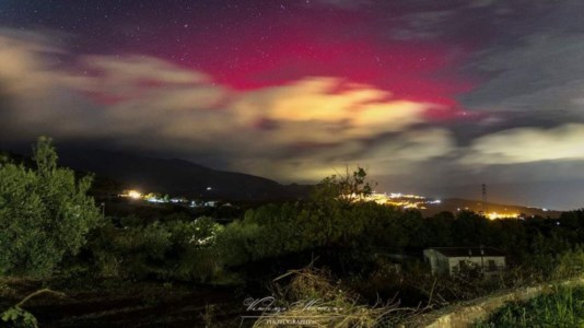 Un foto di questa notte scattata dal Pollino (Vncenzo Martino)