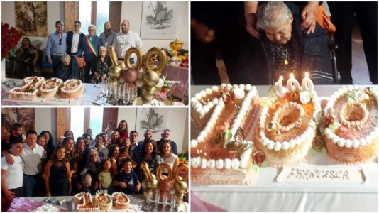 Caraffa in festa per i 100 anni di Nonna Francesca