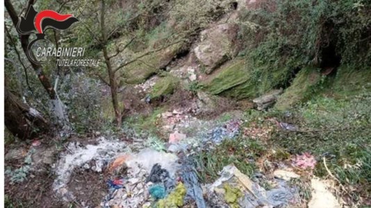 Rifiuti abbandonati nel Parco d’Aspromonte