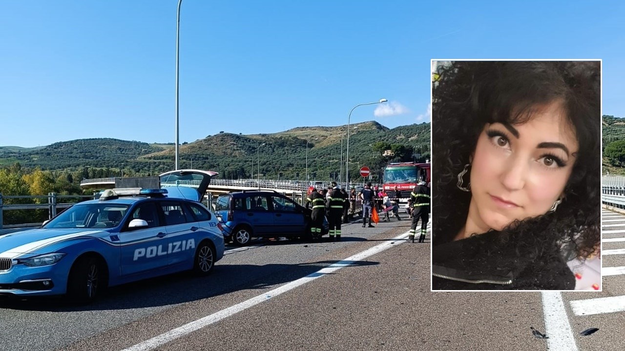 Il luogo dell’incidente e, nel riquadro, la vittima