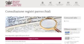 Reggio, nasce il sito web dell’Archivio storico diocesano 