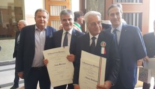 Giovan Battista Perciaccante, Natale Mazzuca, Vittorio Giuliani e Branda