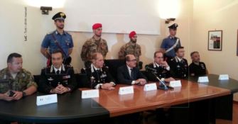 La conferenza stampa a Reggio per illustrare i dettagli della cattura di Giuseppe Giorgi