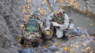 L'esercito in campo per disinnescare l'ordigno bellico a Davoli (FOTO-VIDEO)
