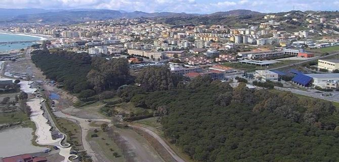 Veduta aerea di località Giovino a Catanzaro