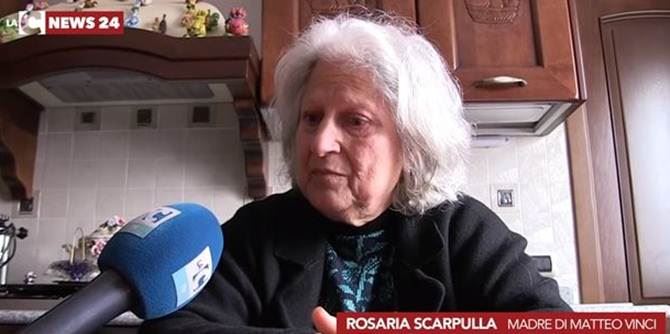 Rosaria Scarpulla, madre di Matteo Vinci