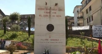 Il monumento dedicato a Filippo Ceravolo a Soriano Calabro