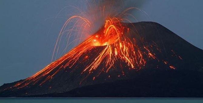Un’eruzione dello Stromboli