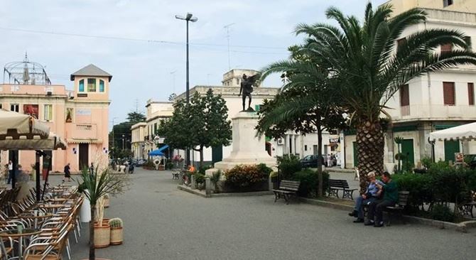 Piazza Vittorio Veneto a Tropea