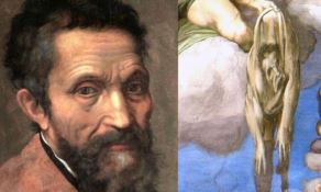 Fu un medico calabrese a scoprire l’autoritratto di Michelangelo nel Giudizio universale