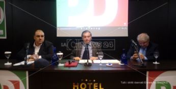 Gianluca Cuda, Michele Drosi e Ernesto Magorno