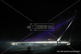 L’inaugurazione del ponte di Calatrava