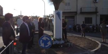 Siderno, un monumento nel ricordo delle vittime della strada