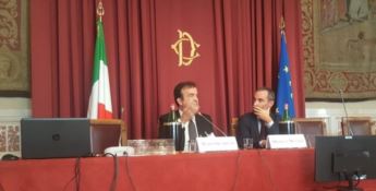 Il sindaco Mario Occhiuto al convegno sul consumo del suolo in Italia